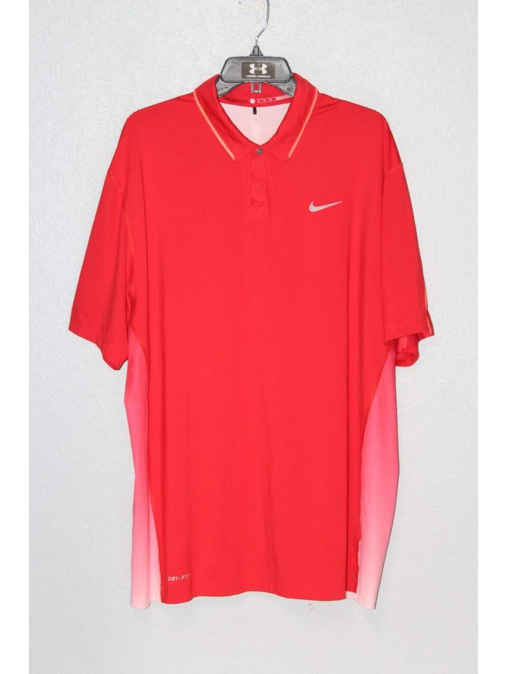 NEW 2015 Nike Tiger Woods Collection Men XL TW Glow Polo Shirt 639822-657 NWOT